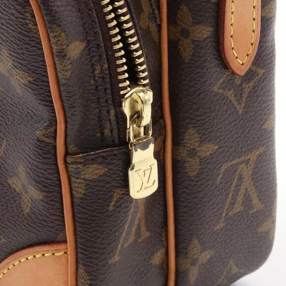 LOUIS VUITTON Brown Monogram Leather Shoulder Bag - Picture 9 of 9